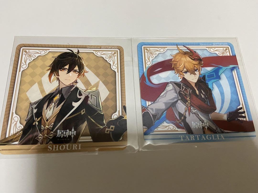 Amazon.co.jp: 原神 コースター タルタリヤ 鍾離 2点 セガのたい焼き